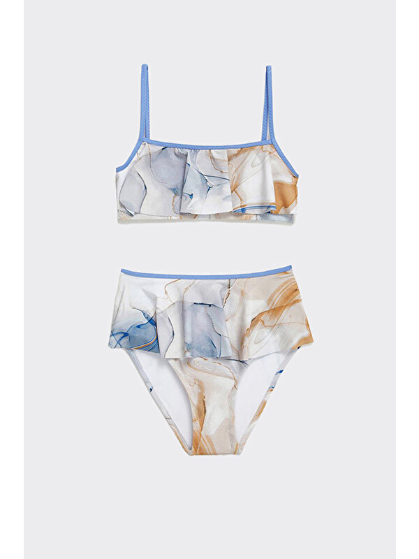 Panço Moeva Kız Çocuk Mavi Bikini
