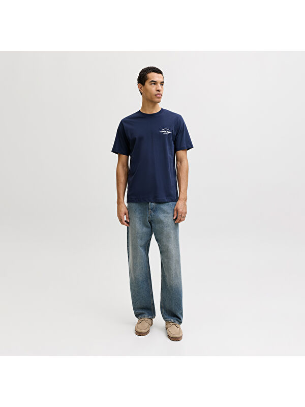 Jack & Jones Brandon Erkek Lacivert Tişört