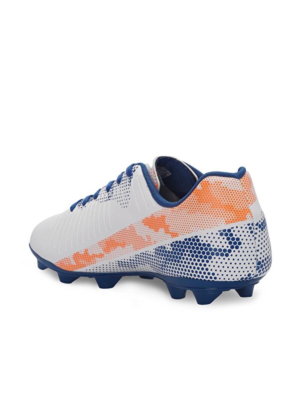 CYPRUS Erkek Futbol Ayakkabı Beyaz / Saks Mavi - Görsel 4