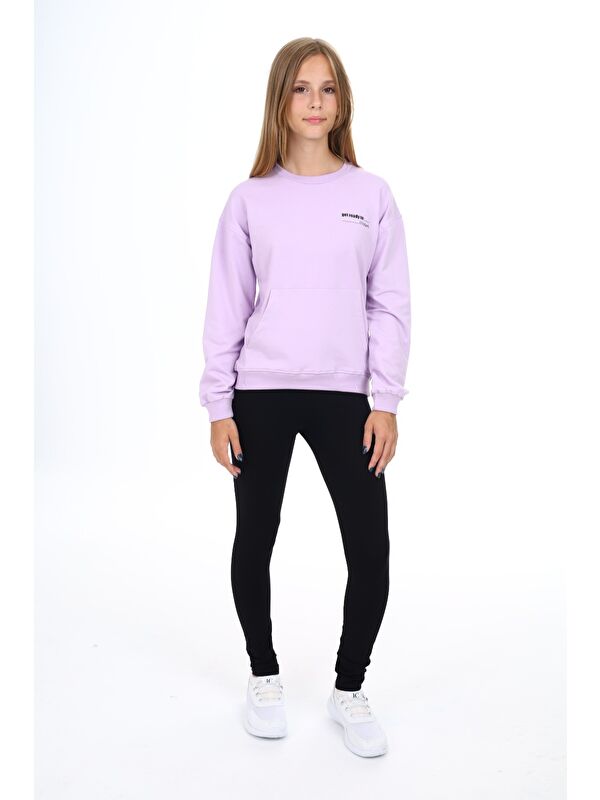 Toontoykids Kız Çocuk Baskılı Taytlı Takım