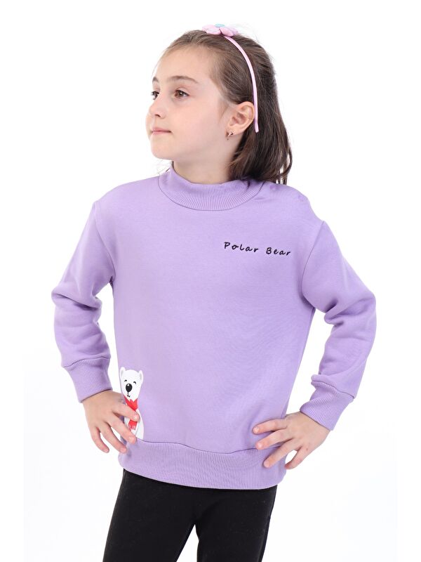 Toontoykids Kız Bebek Baskılı Sweatshirt