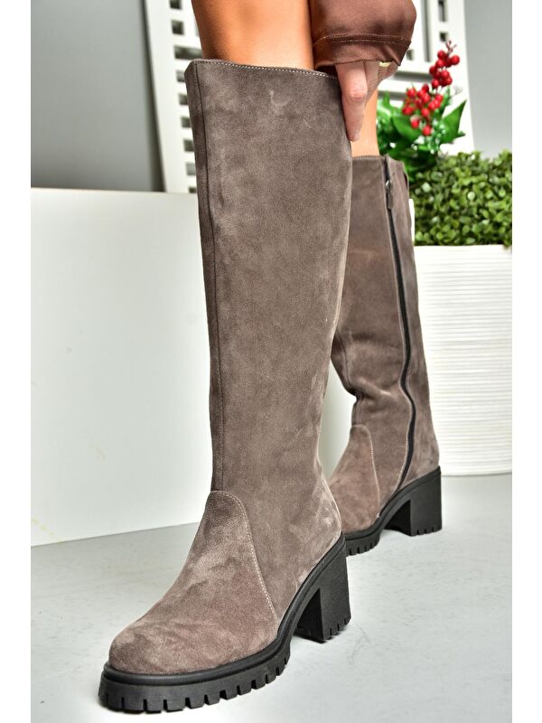 R6540477 Füme Kadın Çizme - Görsel 3