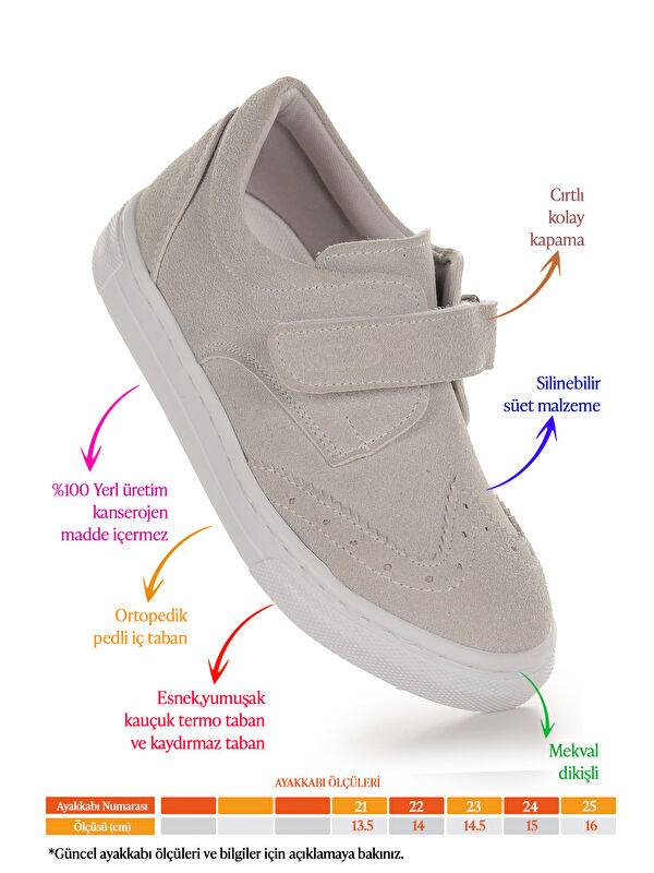 Richie Cırtlı İlk Adım Günlük Erkek Bebek Casual Ayakkabı - Görsel 3