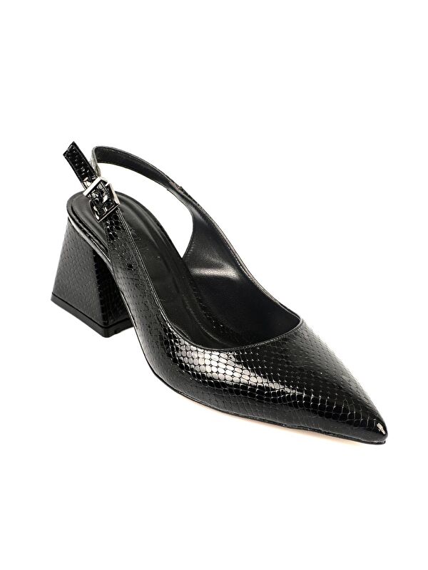 Yumuşak Pedli Taban Kadın Topuklu ayakkabı - Görsel 4