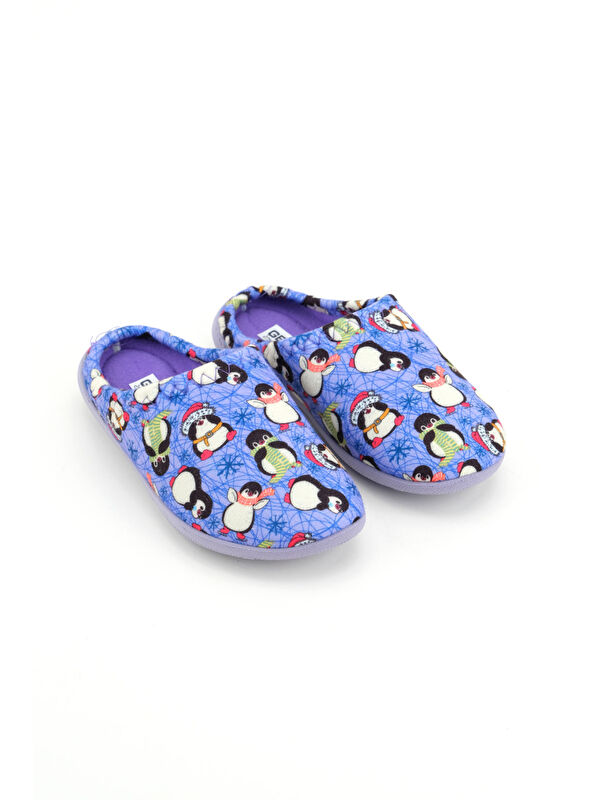 Gezer Lila Gezer Kışlık Rahat Kız Çocuk Taban Ev Gondol Terlik