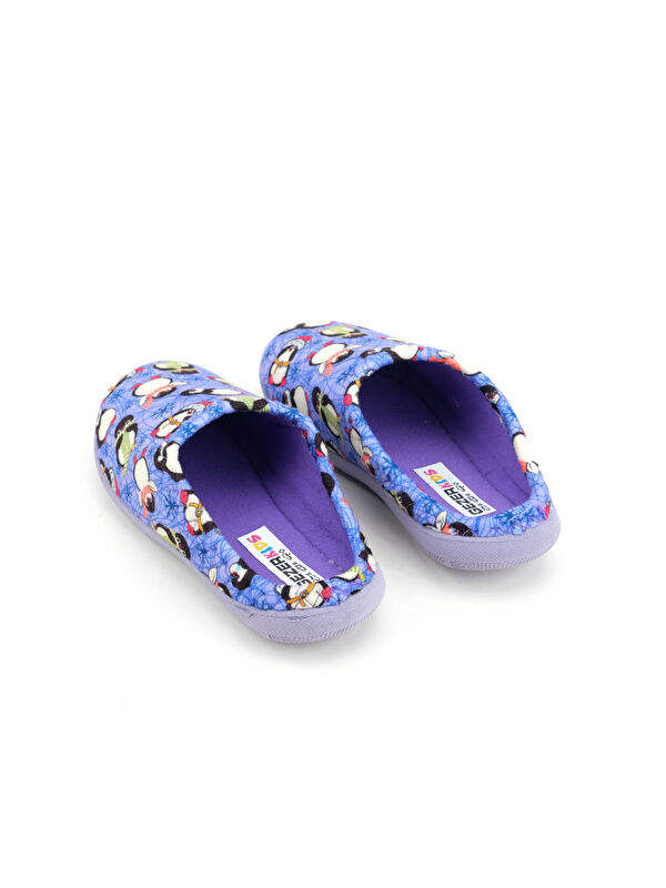 Gezer Lila Gezer Kışlık Rahat Kız Çocuk Taban Ev Gondol Terlik