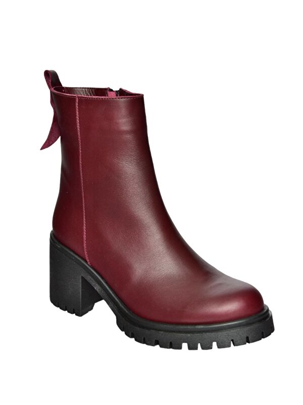 R6540065 Bordo Kadın Bot - Görsel 3
