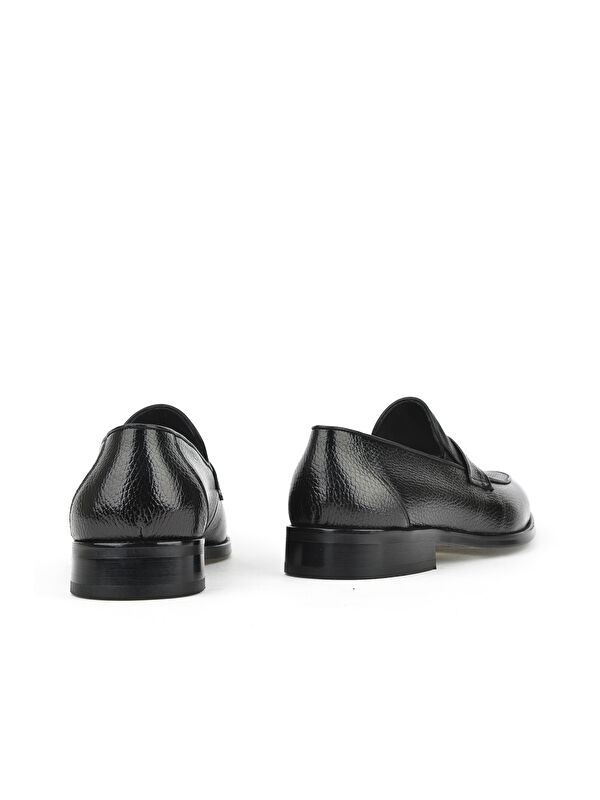 Erkek Hakiki Deri Klasik Ayakkabı 1511027Z086 Siyah - Görsel 4