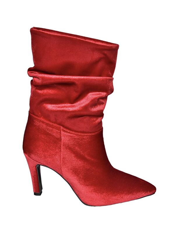 R4040203 Bordo Kadın Bot - Görsel 4