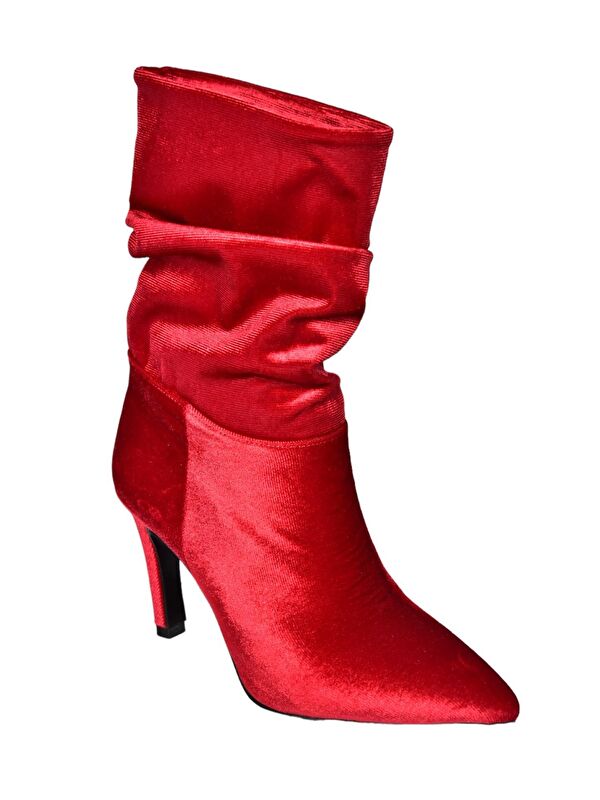 R4040203 Bordo Kadın Bot - Görsel 5