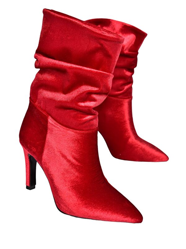 R4040203 Bordo Kadın Bot - Görsel 6