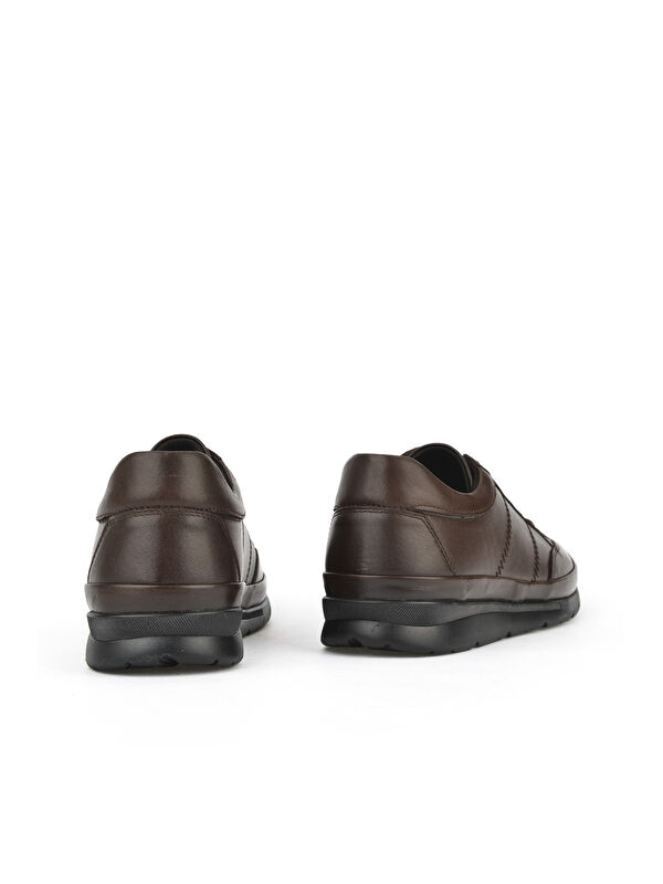 Erkek Hakiki Deri Ayakkabı 1511002Z652 Kahve - Görsel 4