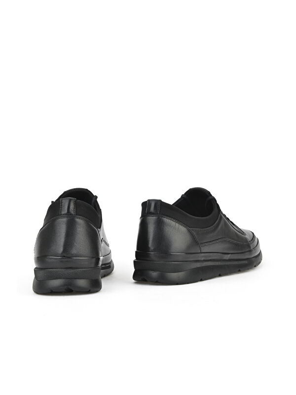 Erkek Hakiki Deri Ayakkabı 1511002Z655 Siyah - Görsel 4