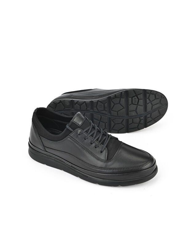 Erkek Hakiki Deri Ayakkabı 1511002Z655 Siyah - Görsel 5