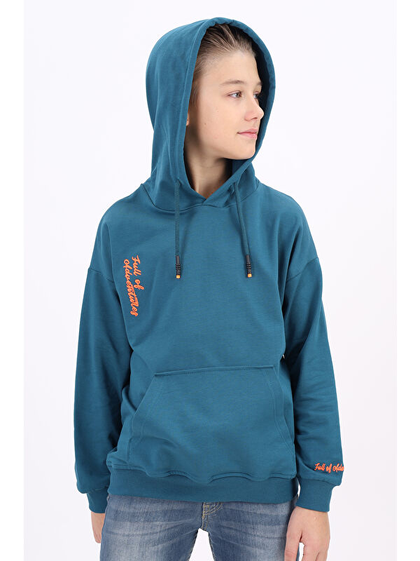 Toontoykids Erkek Çocuk Nakışlı Sweatshirt