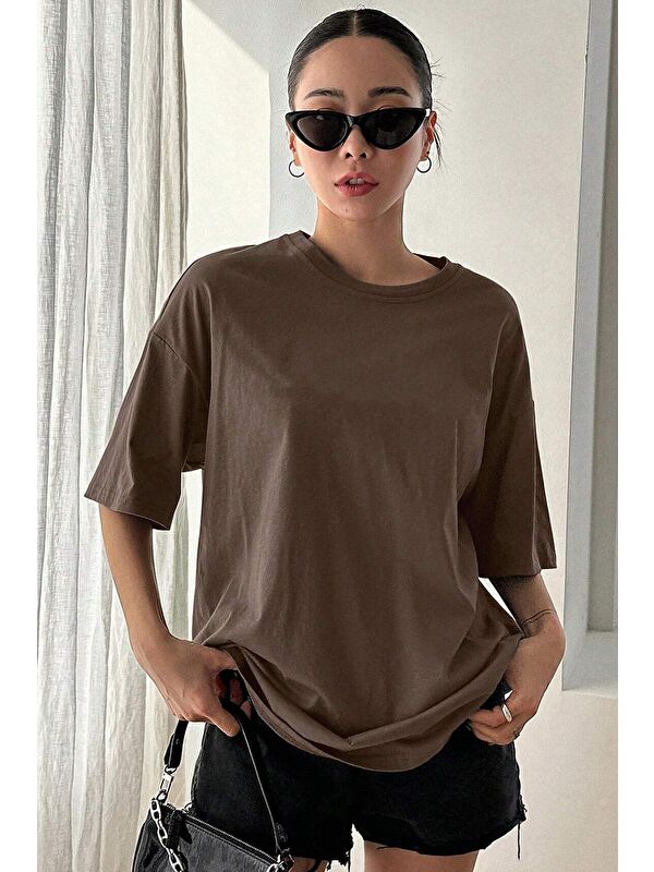 uyguntarz Unisex Sırt Baskılı Do What Oversize Tshirt