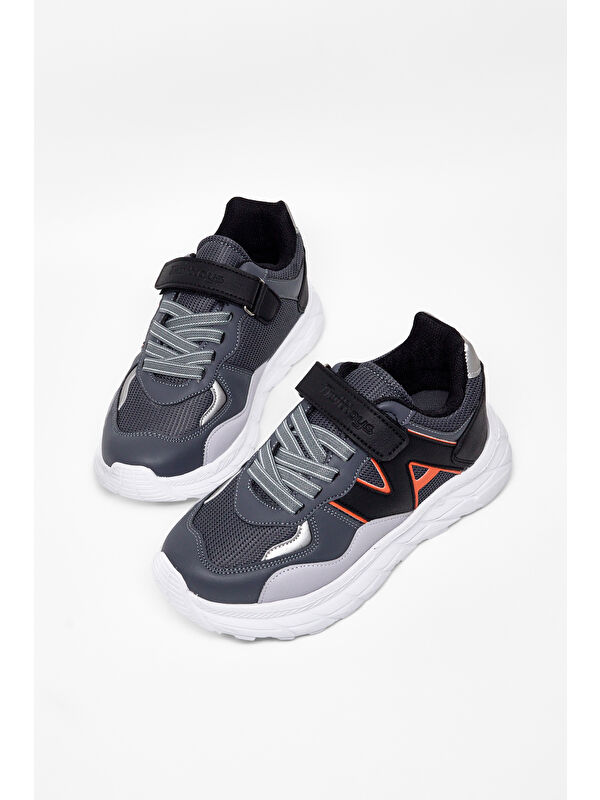 Tonny Black Çok Renkli Tonny Black Rahat Kalip Çocuk Unisex Cırtlı Bağcıklı Sneaker