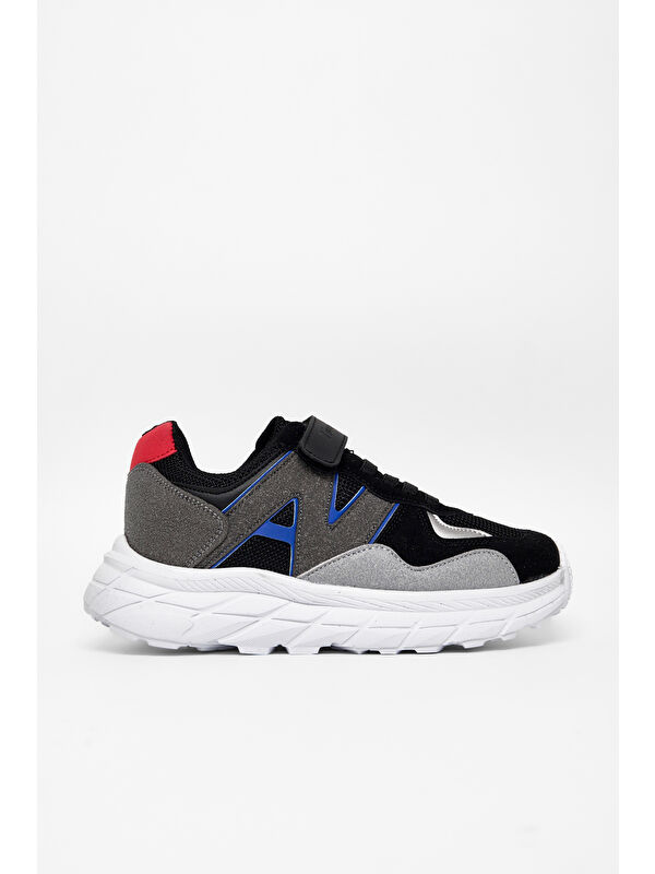 Tonny Black Çok Renkli Tonny Black Rahat Kalip Çocuk Unisex Cırtlı Bağcıklı Sneaker