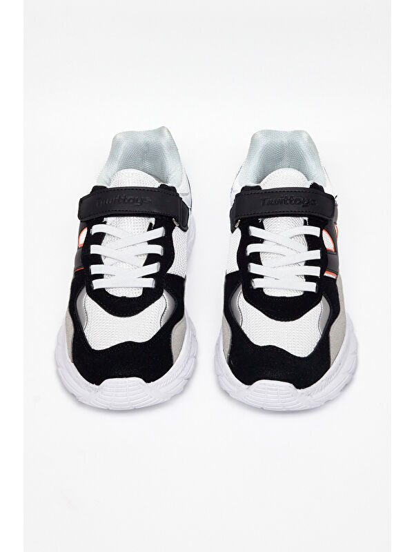 Tonny Black Çok Renkli Tonny Black Rahat Kalip Çocuk Unisex Cırtlı Bağcıklı Sneaker