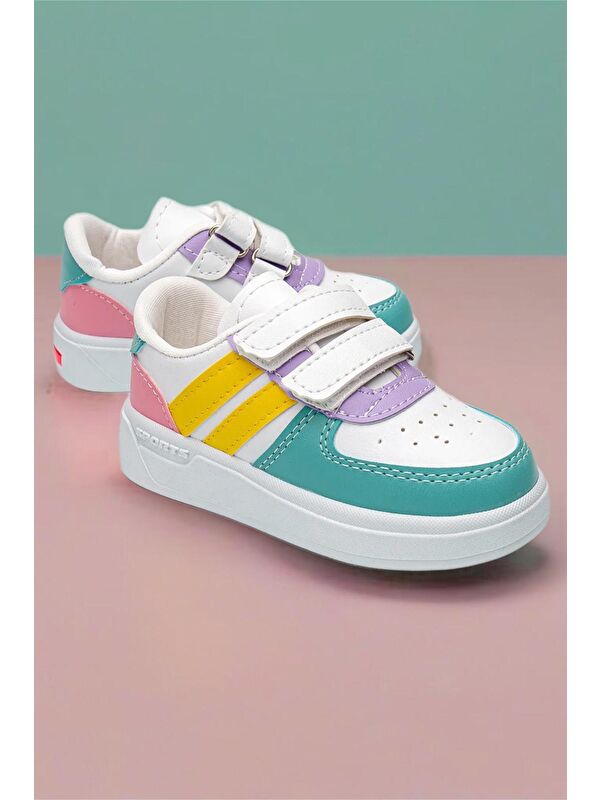 Sessa Erkek Kız Bebek Çocuk Işıklı Çocuk Spor Ayakkabı - Görsel 3