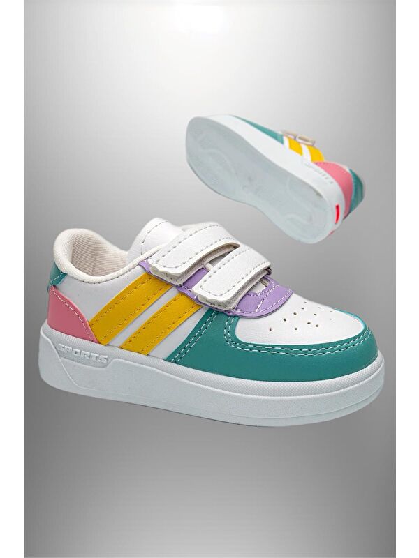 Sessa Erkek Kız Bebek Çocuk Işıklı Çocuk Spor Ayakkabı - Görsel 4