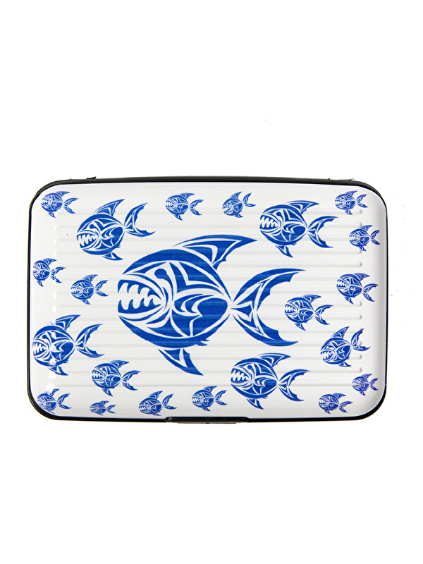 Biggdesign Piranha Balık Baskılı Kartlık