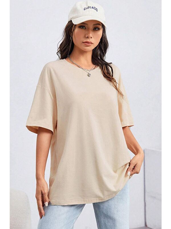 uyguntarz Unisex Sırt Baskılı Do What Oversize Tshirt