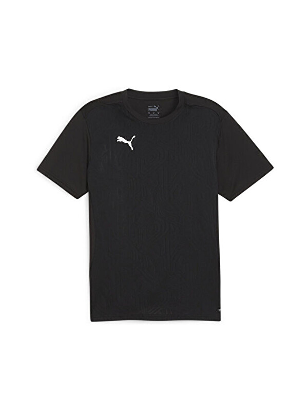 Puma Teamfinal Training Jersey Erkek Futbol Antrenman Tişörtü 65855703 Siyah