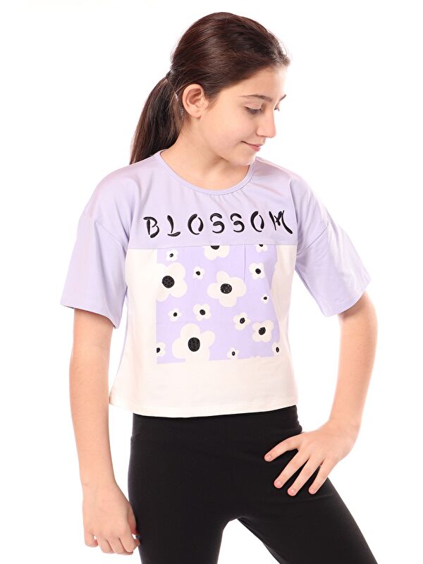 Toontoykids Kız Çocuk Baskılı Tişört