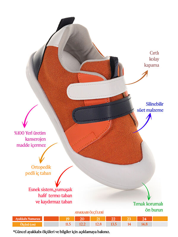 Şifu İlk Adım Cırtlı Erkek Bebek Spor Ayakkabı - Görsel 3