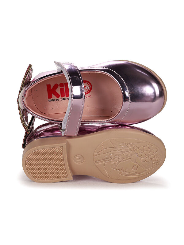 Friga Ayna Kelebek Cırtlı Kız Bebek Babet Ayakkabı - Görsel 6