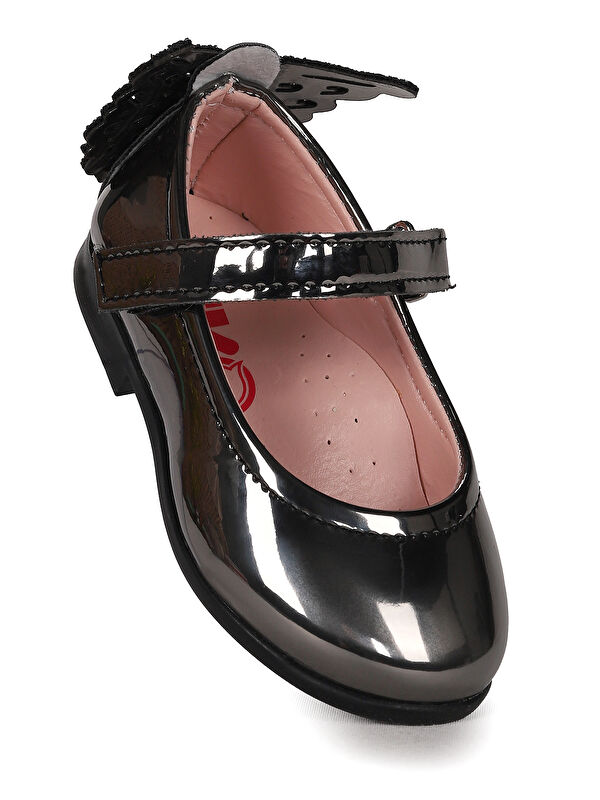 Friga Ayna Kelebek Cırtlı Kız Bebek Babet Ayakkabı - Görsel 2