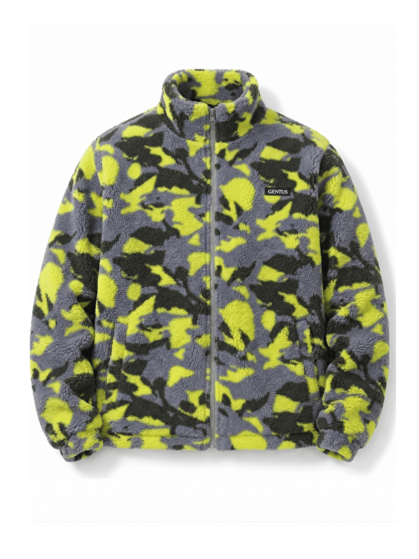 Genius Store Oversize Pelüş Erkek İçi Polarlı Tam Fermuarlı Sherpa Sonbahar Kış Kadın Polar Sweatshirt OVERSIZE-P