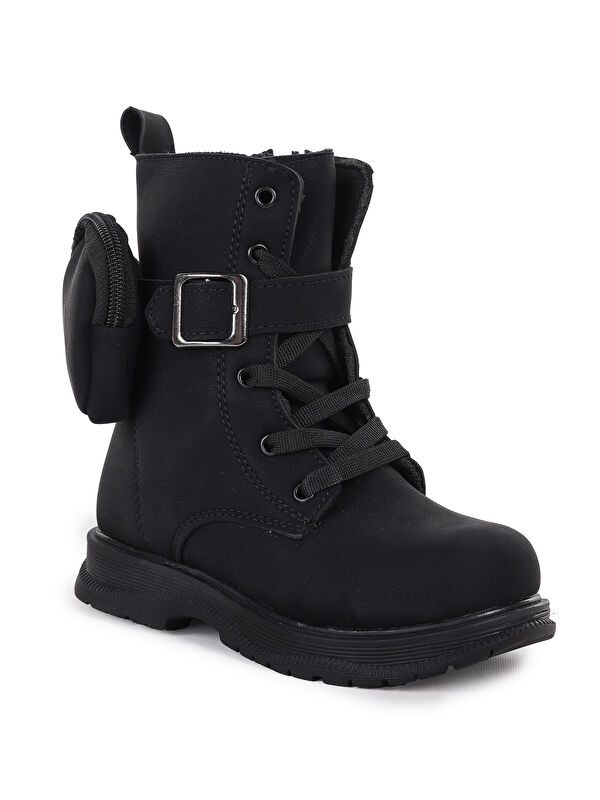 Cloudia Zmrt Fermuarlı Cepli Günlük Kız Çocuk Bot Ayakkabı - Görsel 5
