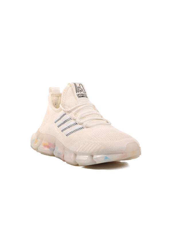 Beyaz Erkek Spor Ayakkabı 24Y591 M - Görsel 4