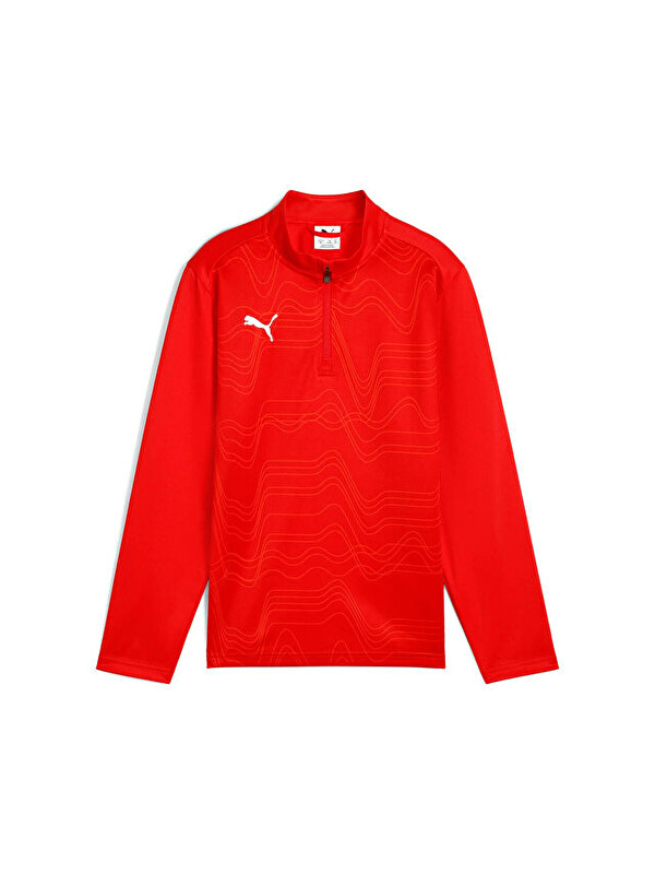 Puma Teamgoal Trg 1/4 Zip Top Gpc Erkek Futbol Antrenman Uzun Kollu Tişört 66006601 Siyah