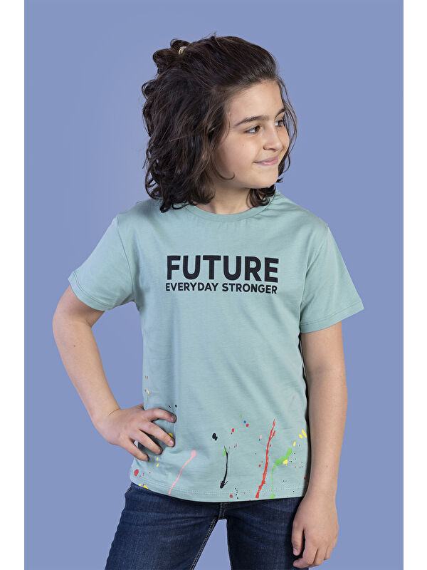 Toontoykids Erkek Çocuk Püskürtme Baskılı Tişört