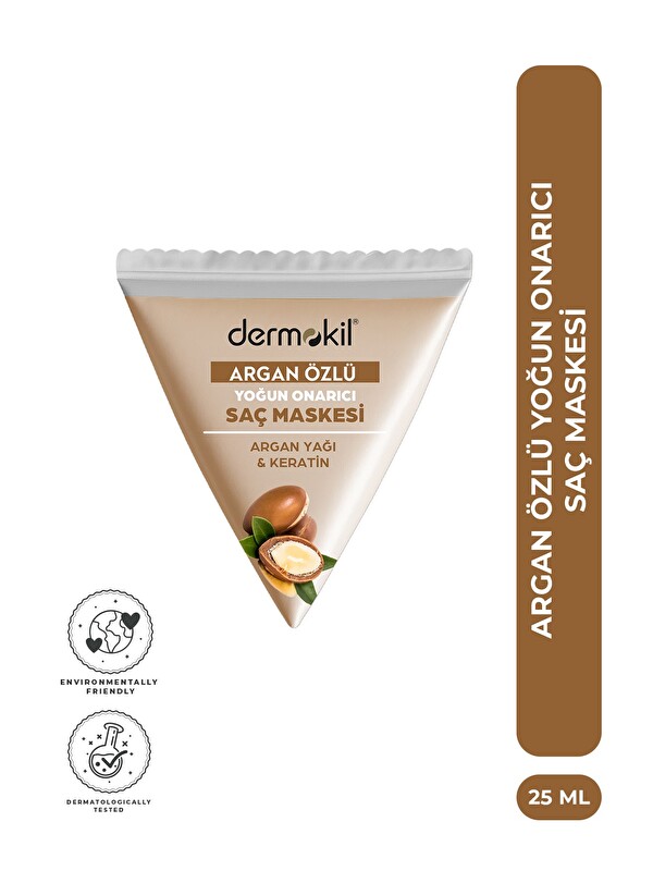 Dermokil Argan Özlü Yoğun Onarıcı Saç Maskesi 25 ml
