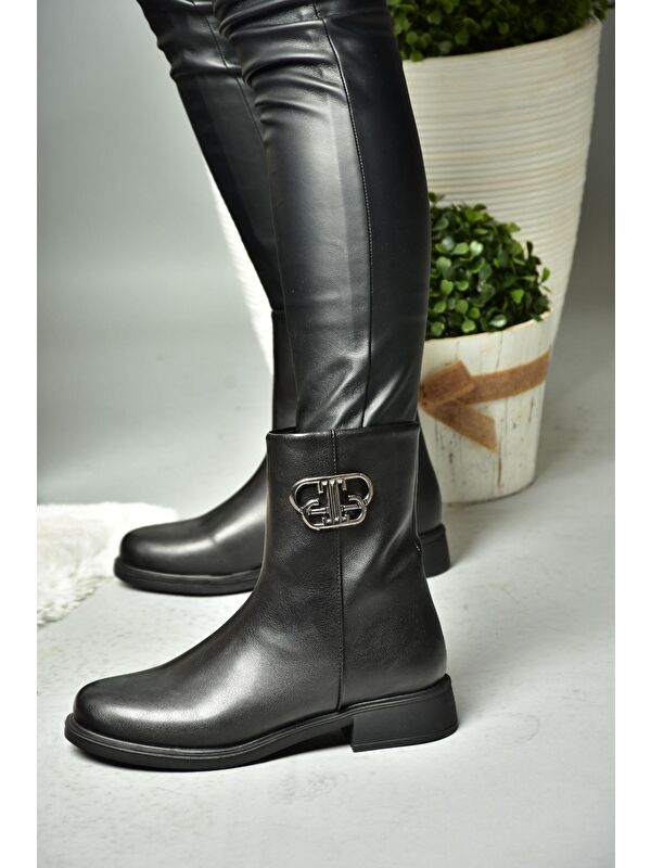 R3122221 Siyah Kadın Bot - Görsel 5