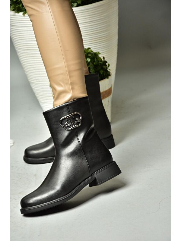 R3122221 Siyah Kadın Bot - Görsel 6