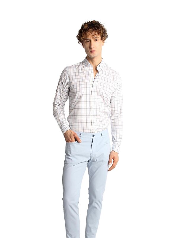igs Erkek Mavi Slim Fit / Dar Kalıp Pantolon