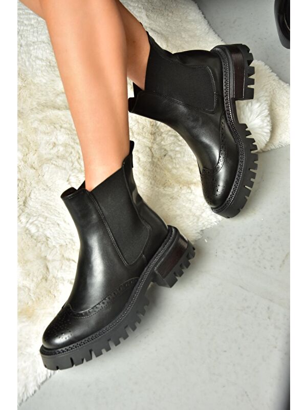 R3121529 Siyah Kadın Bot - Görsel 3