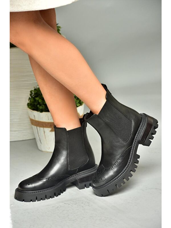 R3121529 Siyah Kadın Bot - Görsel 4