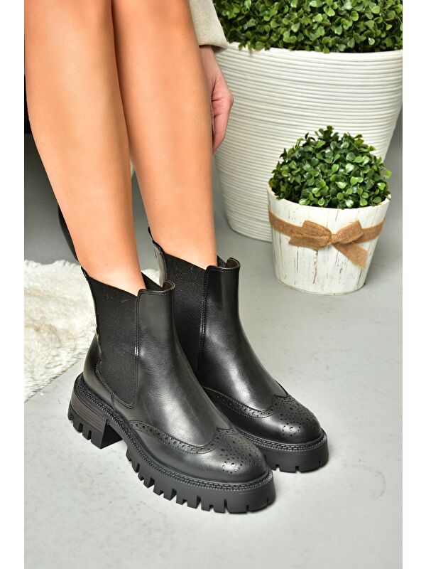 R3121529 Siyah Kadın Bot - Görsel 5