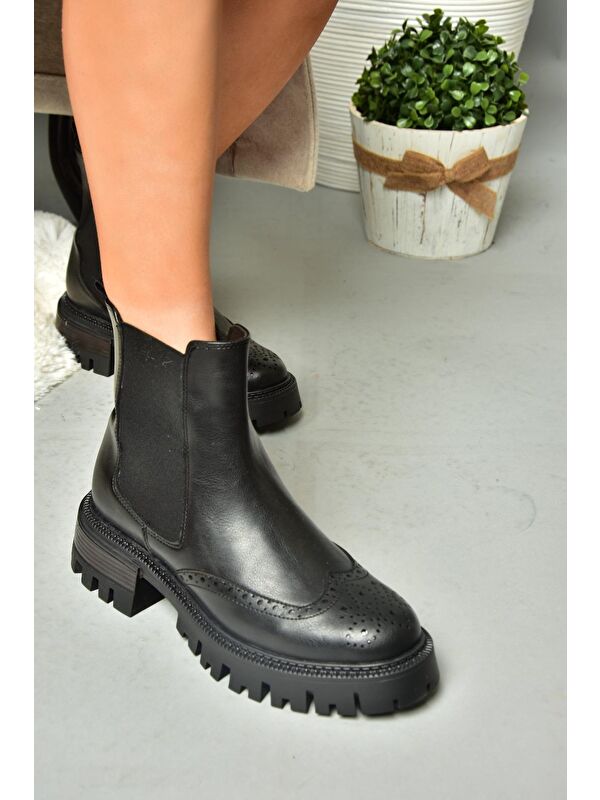 R3121529 Siyah Kadın Bot - Görsel 6