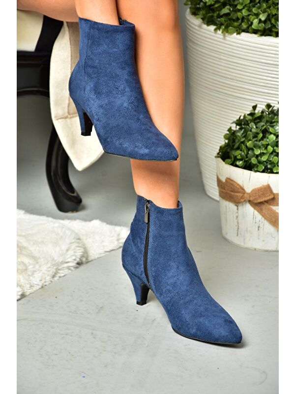 R4047100 Lacivert Kadın Bot - Görsel 3