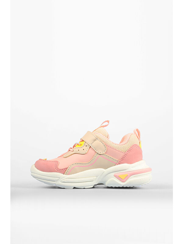 Charm Hafif Kız Çocuk Okul Öncesi Pudra Spor Ayakkabı - Görsel 5