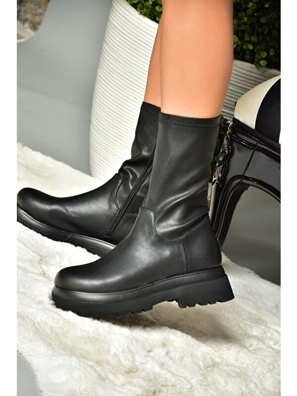 R2670420 Siyah Kadın Bot - Görsel 3