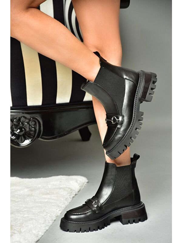 R3121541 Siyah Kadın Bot - Görsel 3