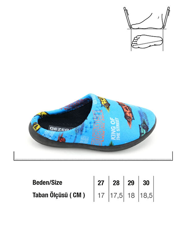 Erkek Çocuk Kışlık Legend Rahat Taban Ev Gondol Terlik - Görsel 6